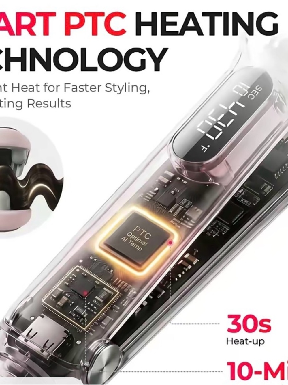 TYMO Rovy Compact Wave Curling Iron - Picture 8 of 11